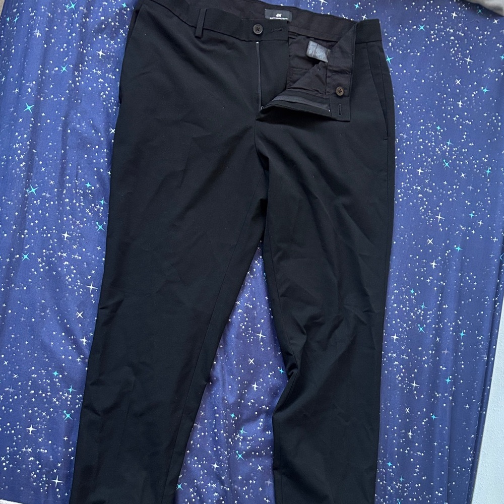 H&M Men's Classic Black Dress Pants